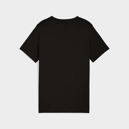 Puma Womens Graphic Logo Tee Black