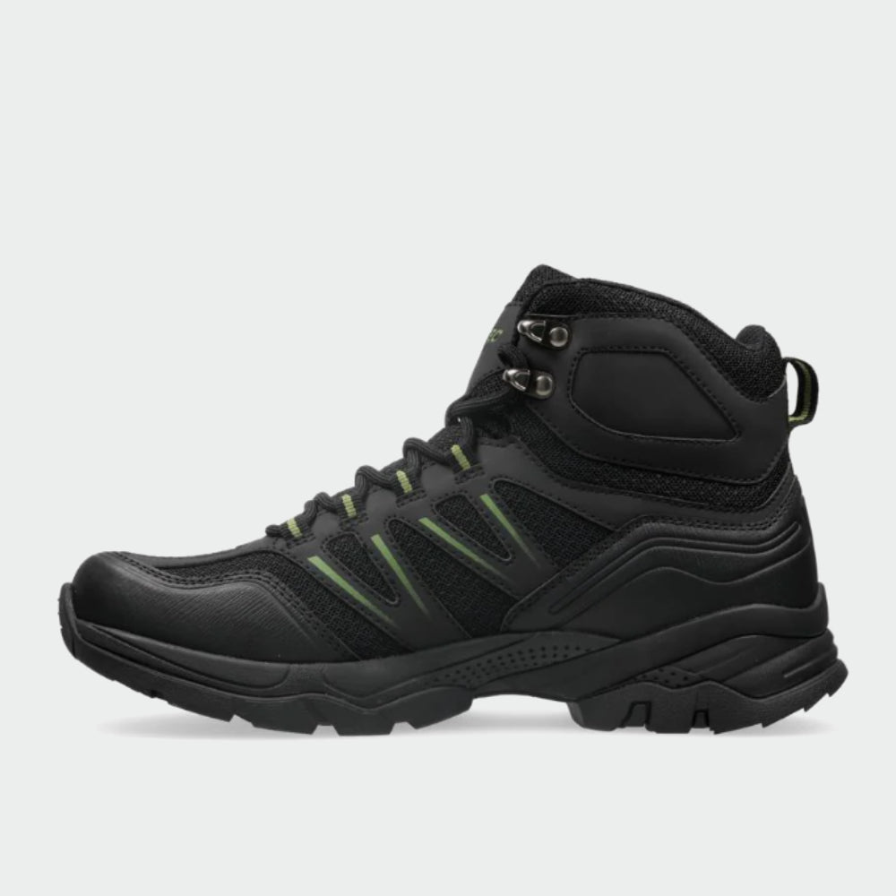 Hi-Tec Mens Grand Canaria Mid Outdoor Shoes Black