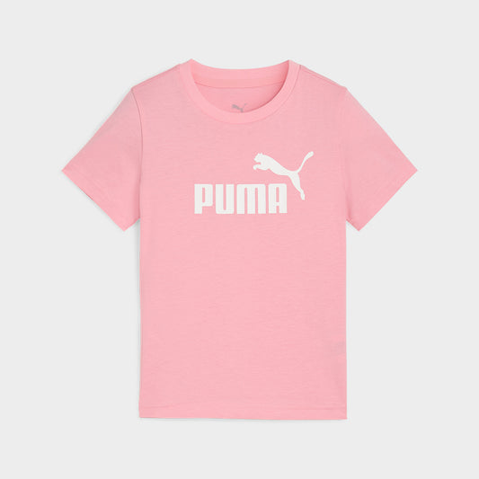 PUMA GIRLS Essential Logo Tee PINK