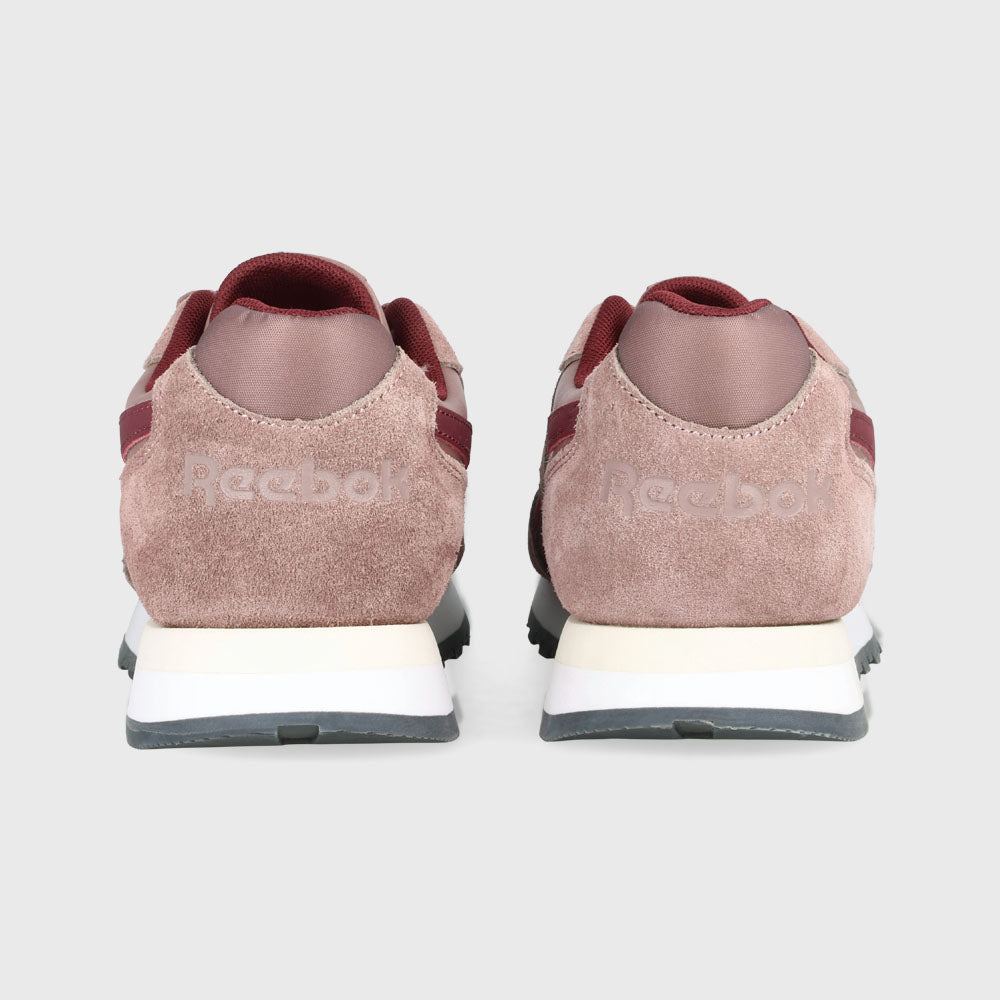 Reebok Womens Glide Sneakers Burgundy