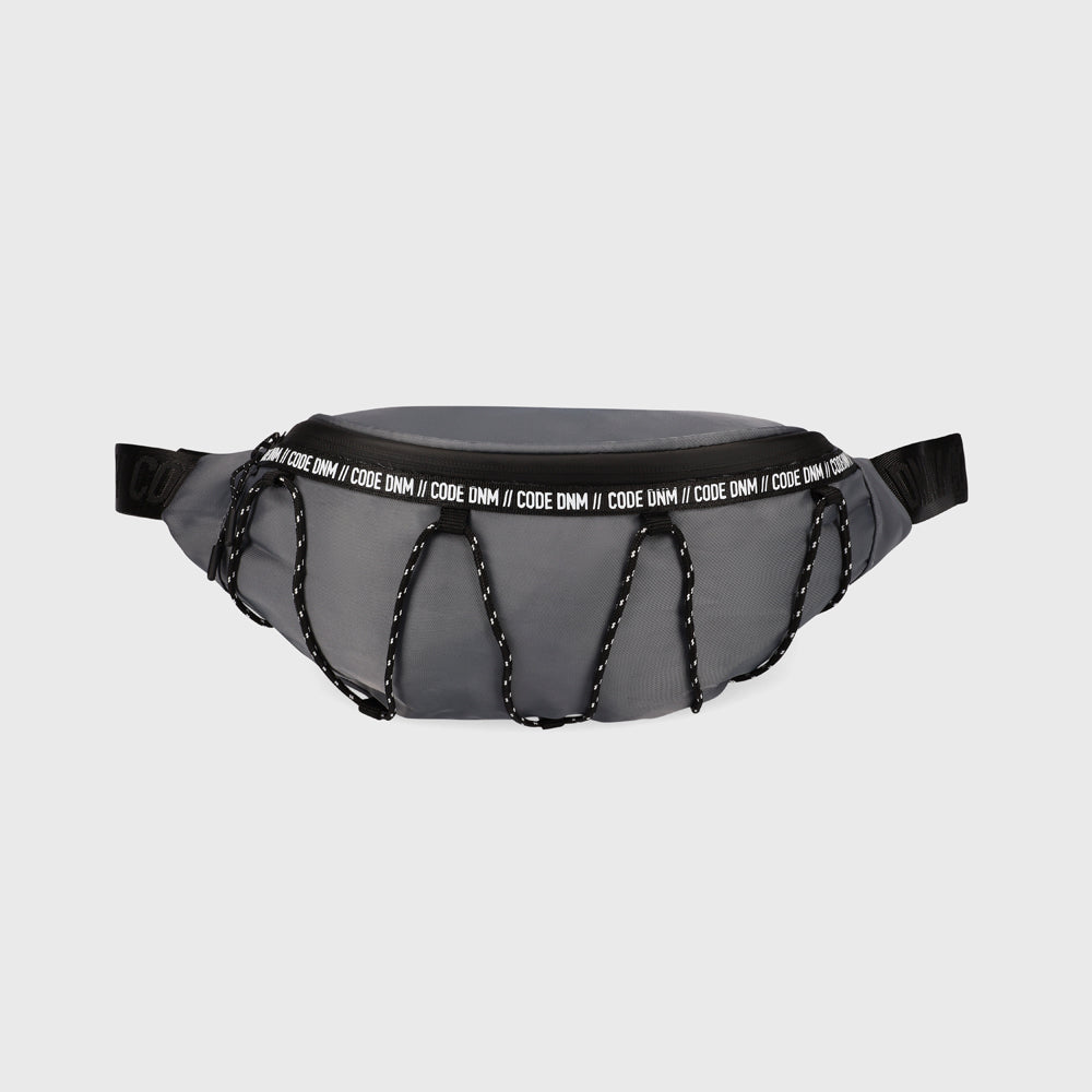 Code Unisex Moonbag With Branded Tape Grey