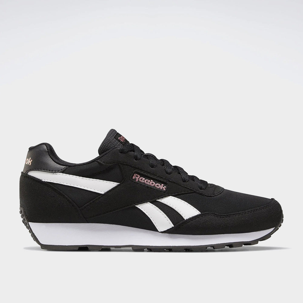 Reebok Womens Rewind Run Sneakers Black