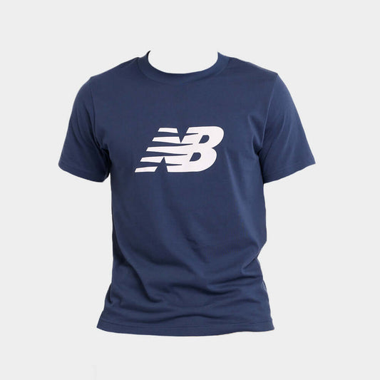 NEW BALANCE MENS Sport Logo Tee BLUE