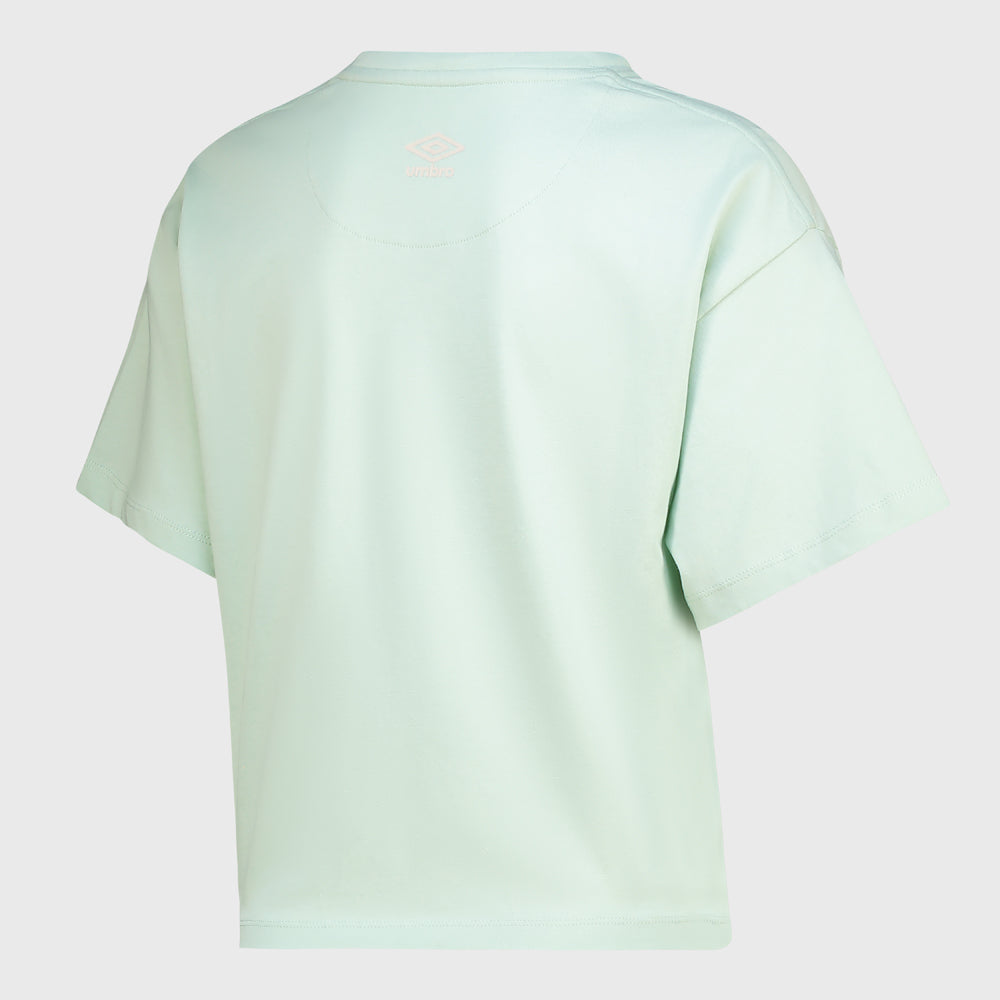 Umbro Womens Bree Boxy Tee Green