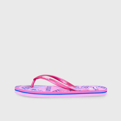Umbro Womens Multi Thong Sandals Pink