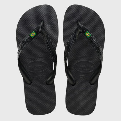 HAVAIANAS Brazil Thong Sandals BLACK