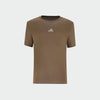 Adidas Mens Small Logo Tee Brown