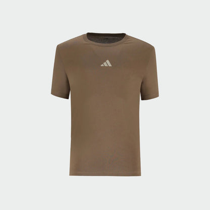 Adidas Mens Small Logo Tee Brown