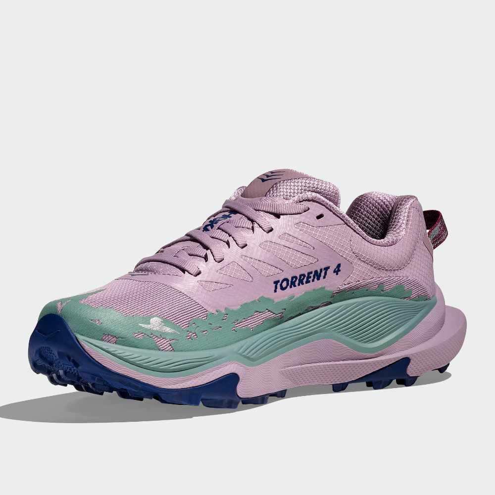 Hoka Womens Torrent 4 Trail Running Shoes Pink