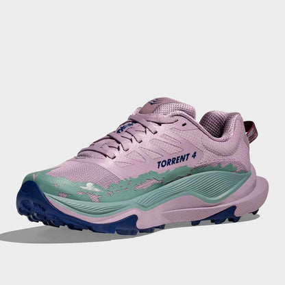 Hoka Womens Torrent 4 Trail Running Shoes Pink