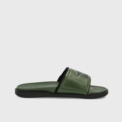 Umbro Mens Dual Density Slides Green