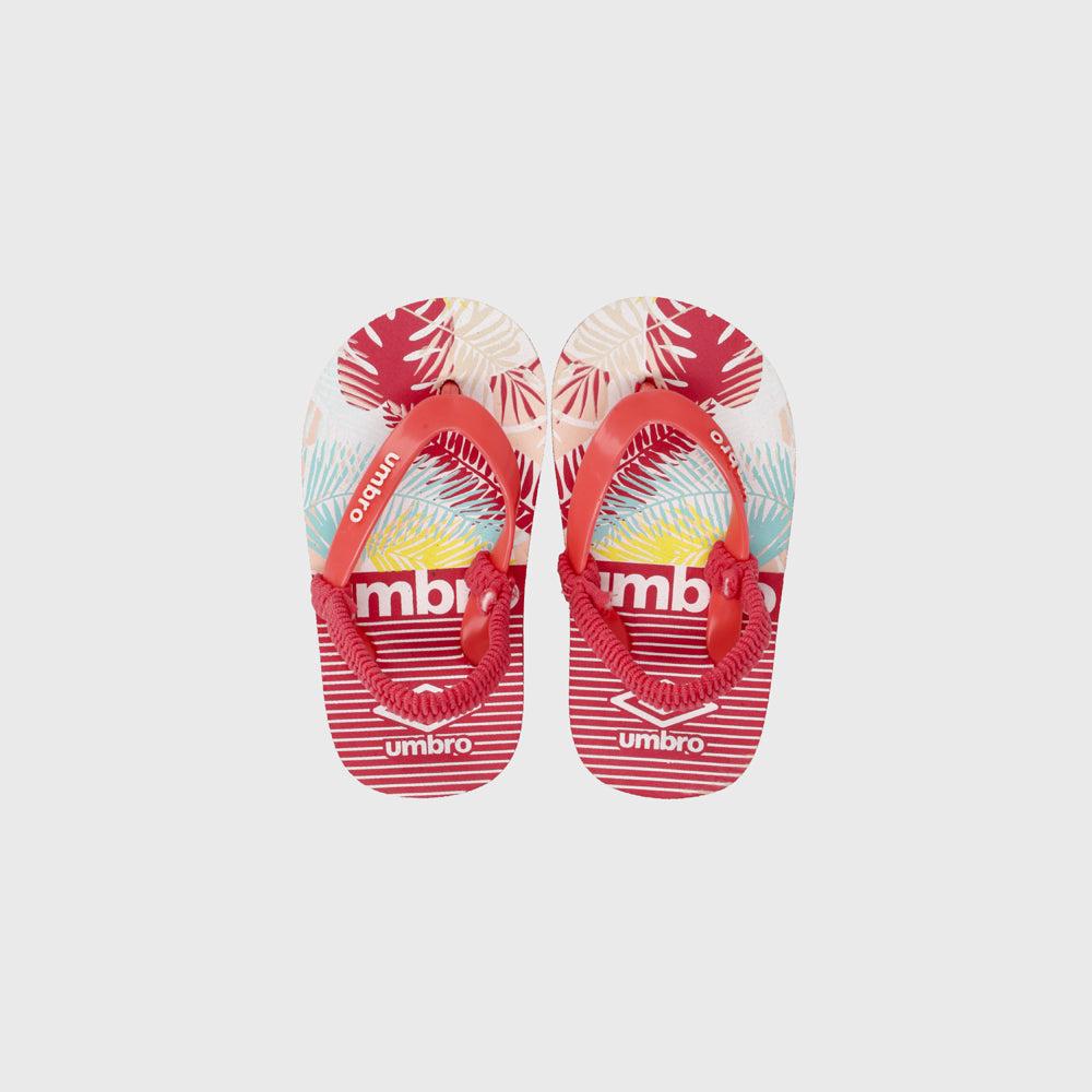 Umbro Infants Tropical Leaf Thong Sandals Pink