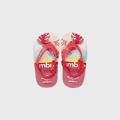 Umbro Girls Tropical Leaf Sandals Pink