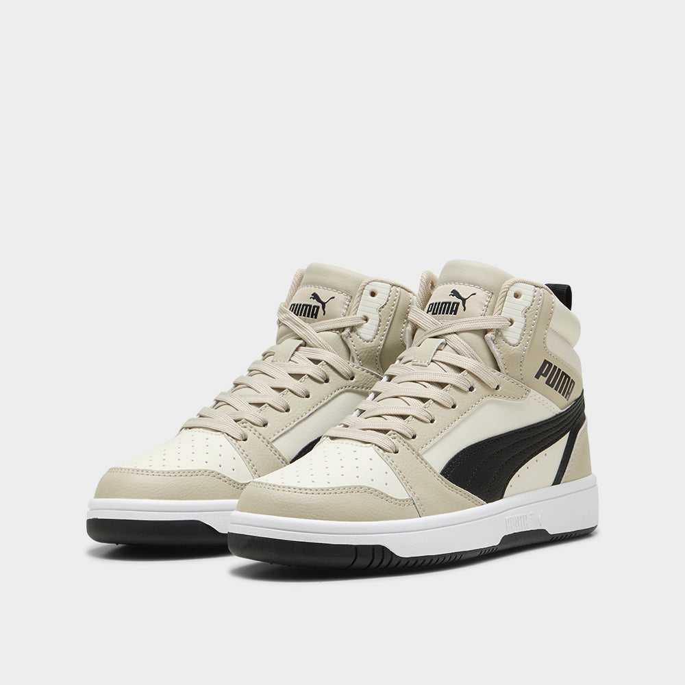 Puma Youth Rebound V6 Mid Sneakers Brown
