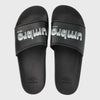 Umbro Mens Triple Logo Slides Black