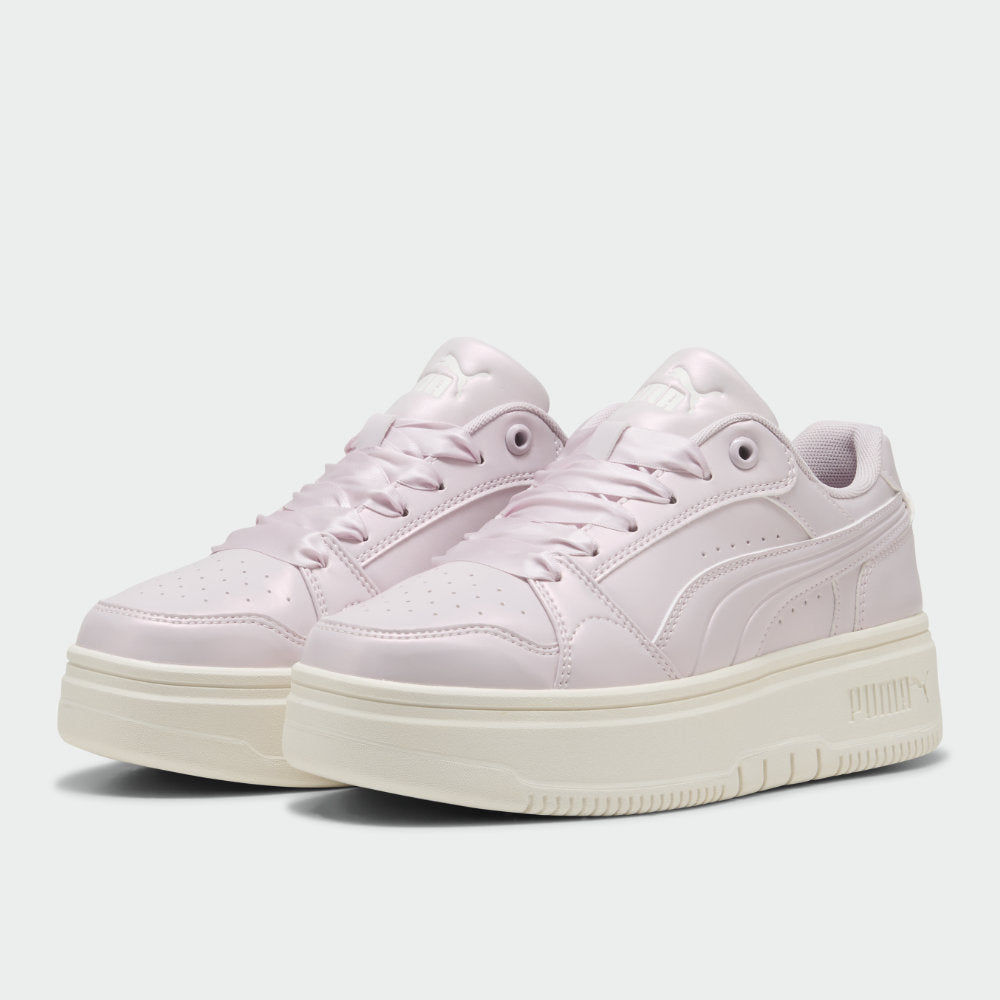 Puma Womens Rebound Femme Low Perla Sneakers Pink