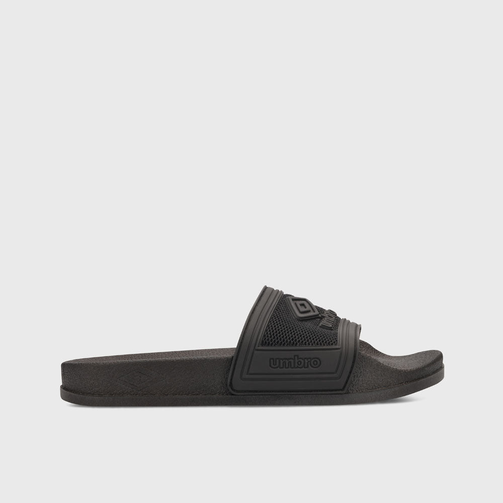 Umbro Youth Mesh Insert Slide Black