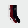 Code 3 Pack Socks Black