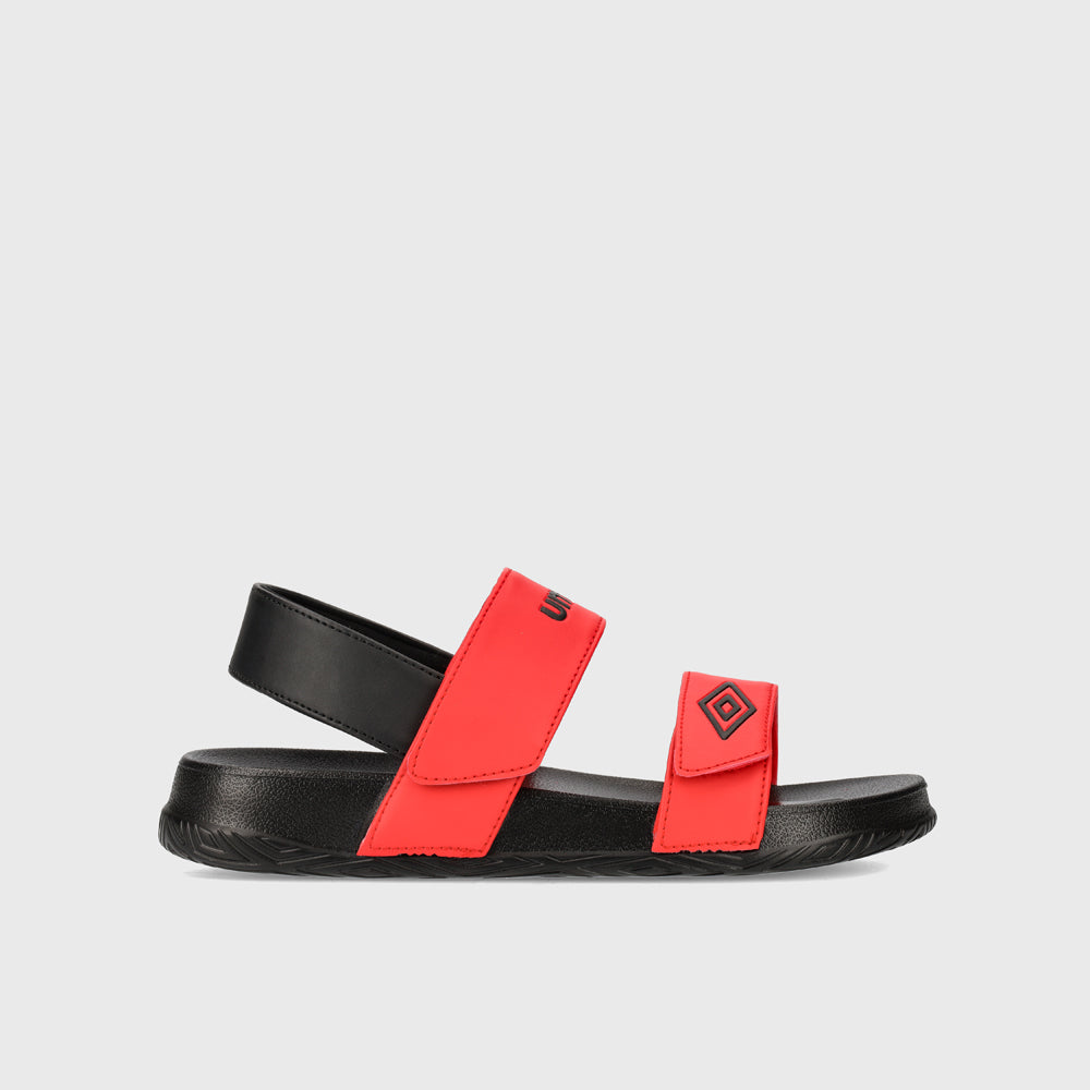 Umbro Mens Embossed Strap Sandals Red