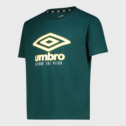 Umbro Short Sleeve Regular Crew Tee Green