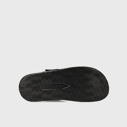 Umbro Womens Embossed Strap Sandals Black