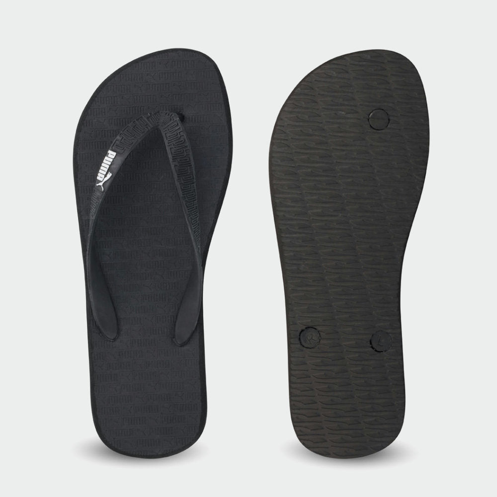 Puma Mens Round Flip Embossed Black