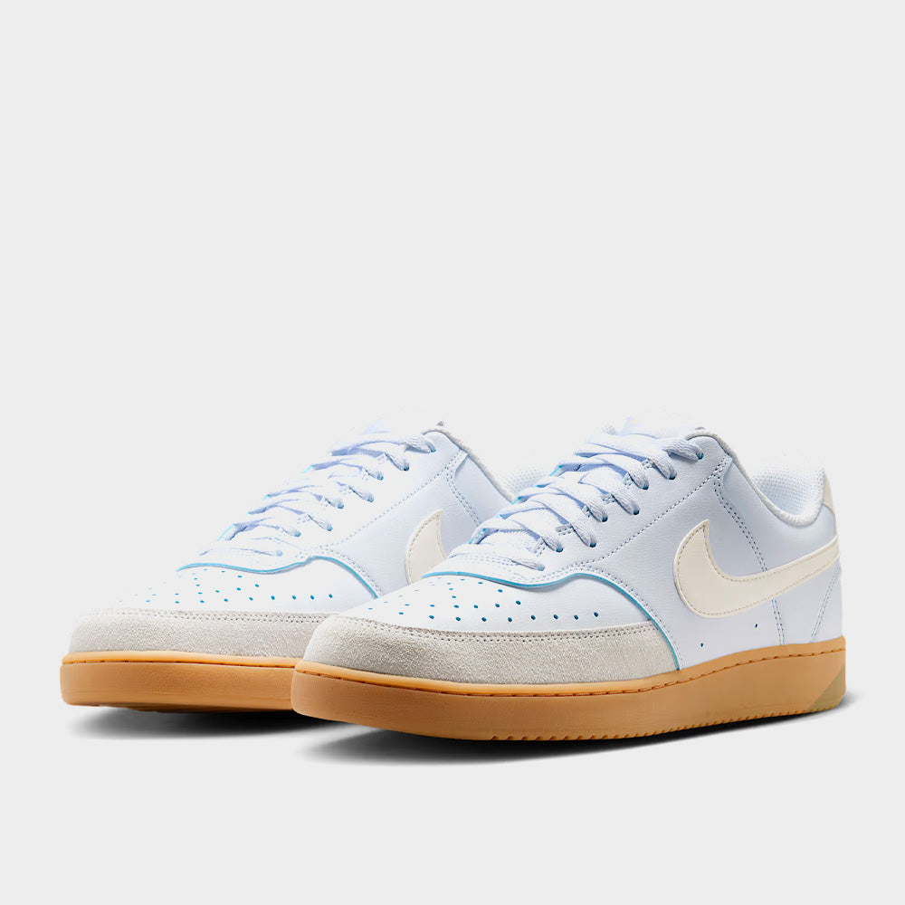Nike Mens Court Vision Low Sneakers Blue