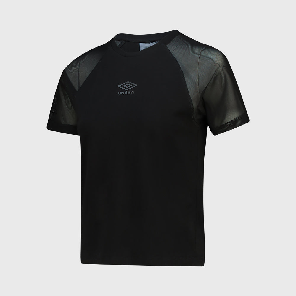 Umbro Womens Tayla Fitted Tee Black