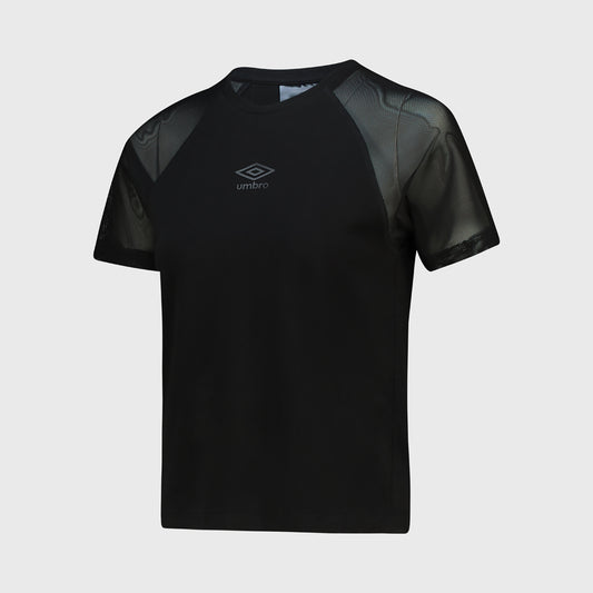 Umbro Womens Tayla Fitted Tee Black