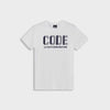 Code Mens Art Deco Graphic Tee White