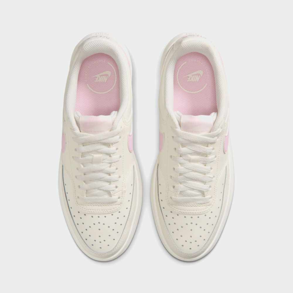 Nike Womens Court Vision Alta Sneakers Beige