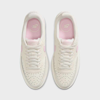 Nike Womens Court Vision Alta Sneakers Beige