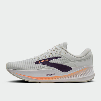 Brooks Womens Revel Max Running Shoe White