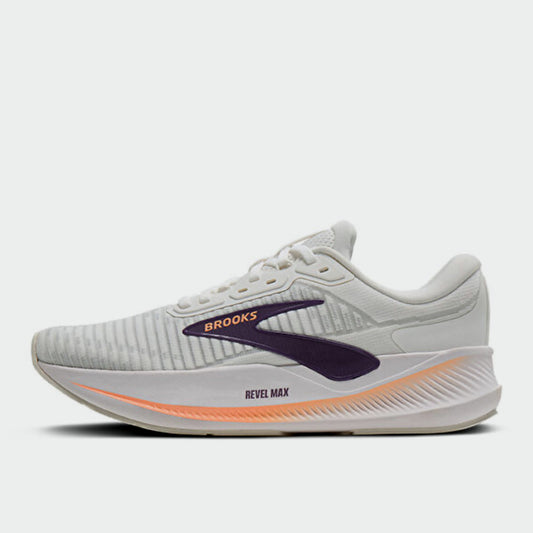 Brooks Womens Revel Max Running Shoe White