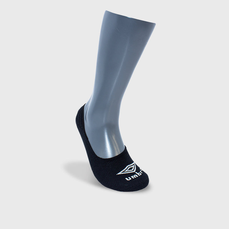 Umbro Unisex 3 Pack Secret Socks Black