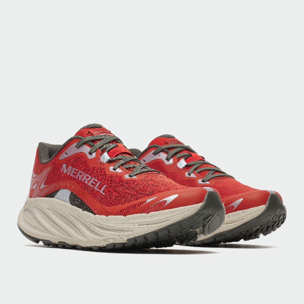 Merrell Mens Promorph Trail Shoes Red