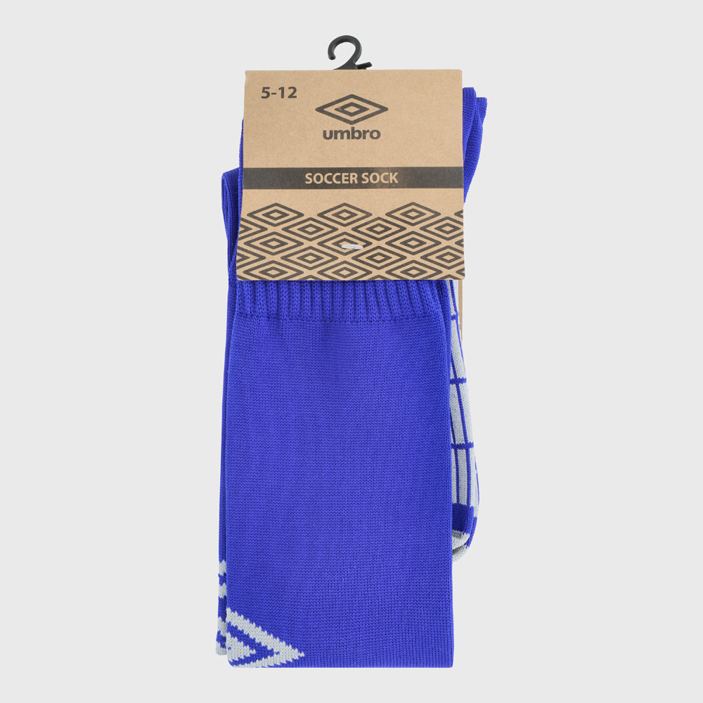 UMBRO SINGLE FOOTBALL SOCK BLUE