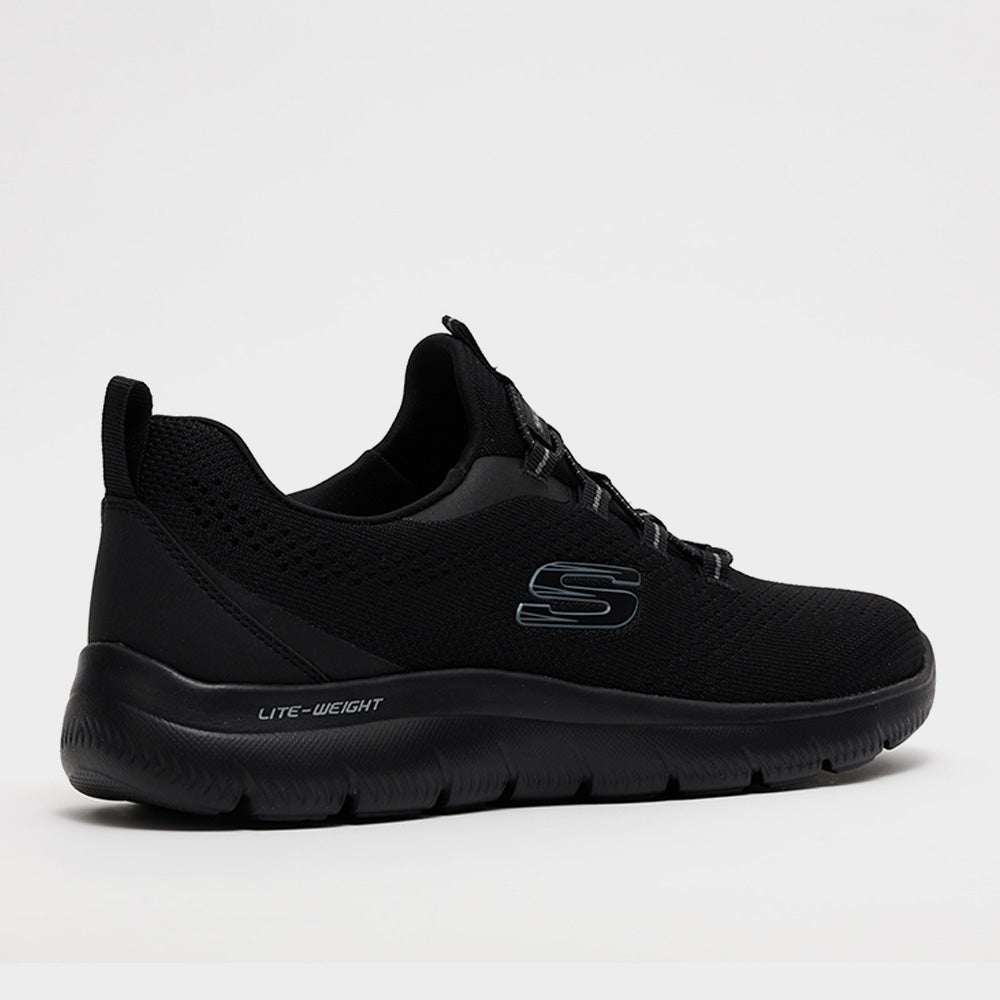 Skechers Mens Summits Sneakers Black