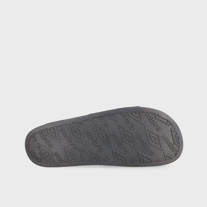 Umbro Mens Triple Logo Slides Black