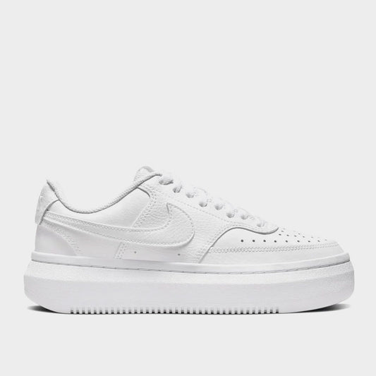 Nike Womens Court Vision Alta Leather Sneakers White