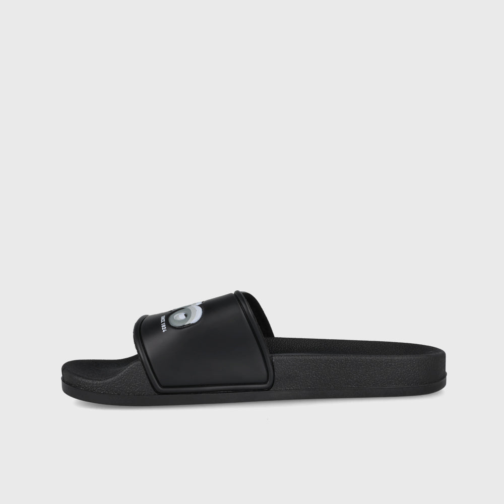 Umbro Mens Triple Logo Slides Black