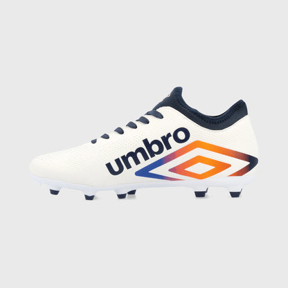 Umbro Mens Aurora III FG Football Boot White