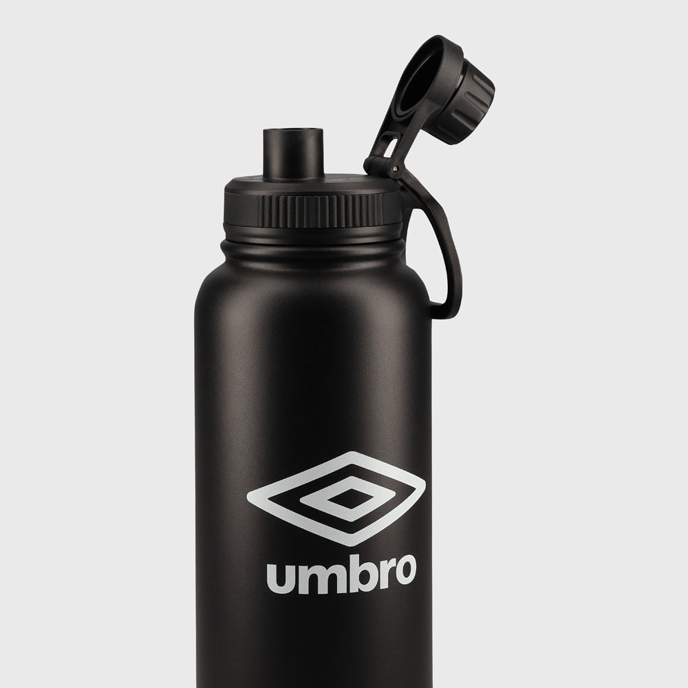 Umbro Aluminium Water Bottle Black