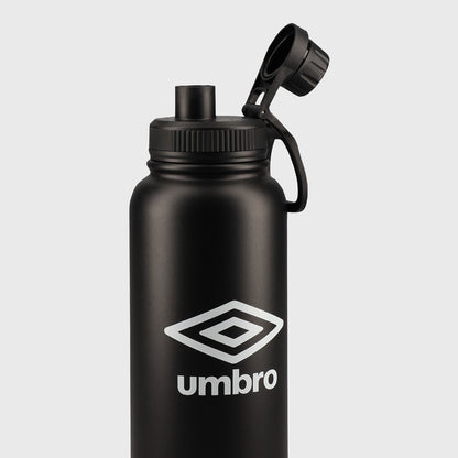 Umbro Aluminium Water Bottle Black