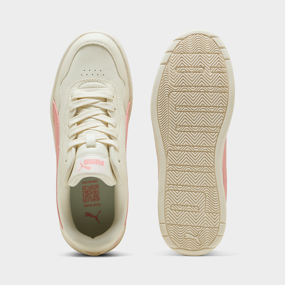 Puma Womens Court Lally Skye Sneakers Beige