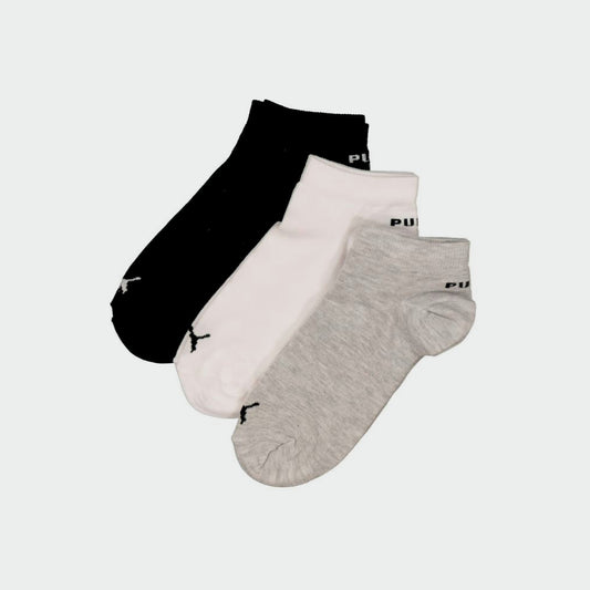 Puma Ladies 3pk Low Cut Socks White