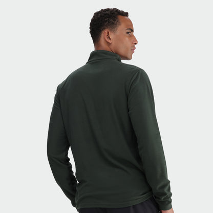 Hi-Tec Mens Mens Tech Quarter Zip Green
