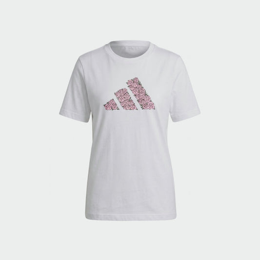 Adidas Boyfriend Big Logo Tee White