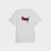 Puma Mens Graphics Puma Tee White