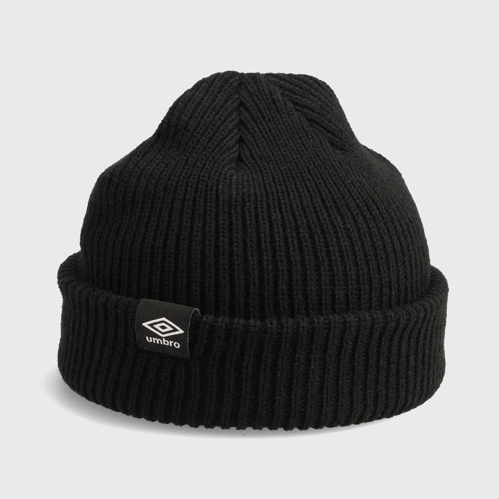 Umbro Unisex Fisherman Beanie Black